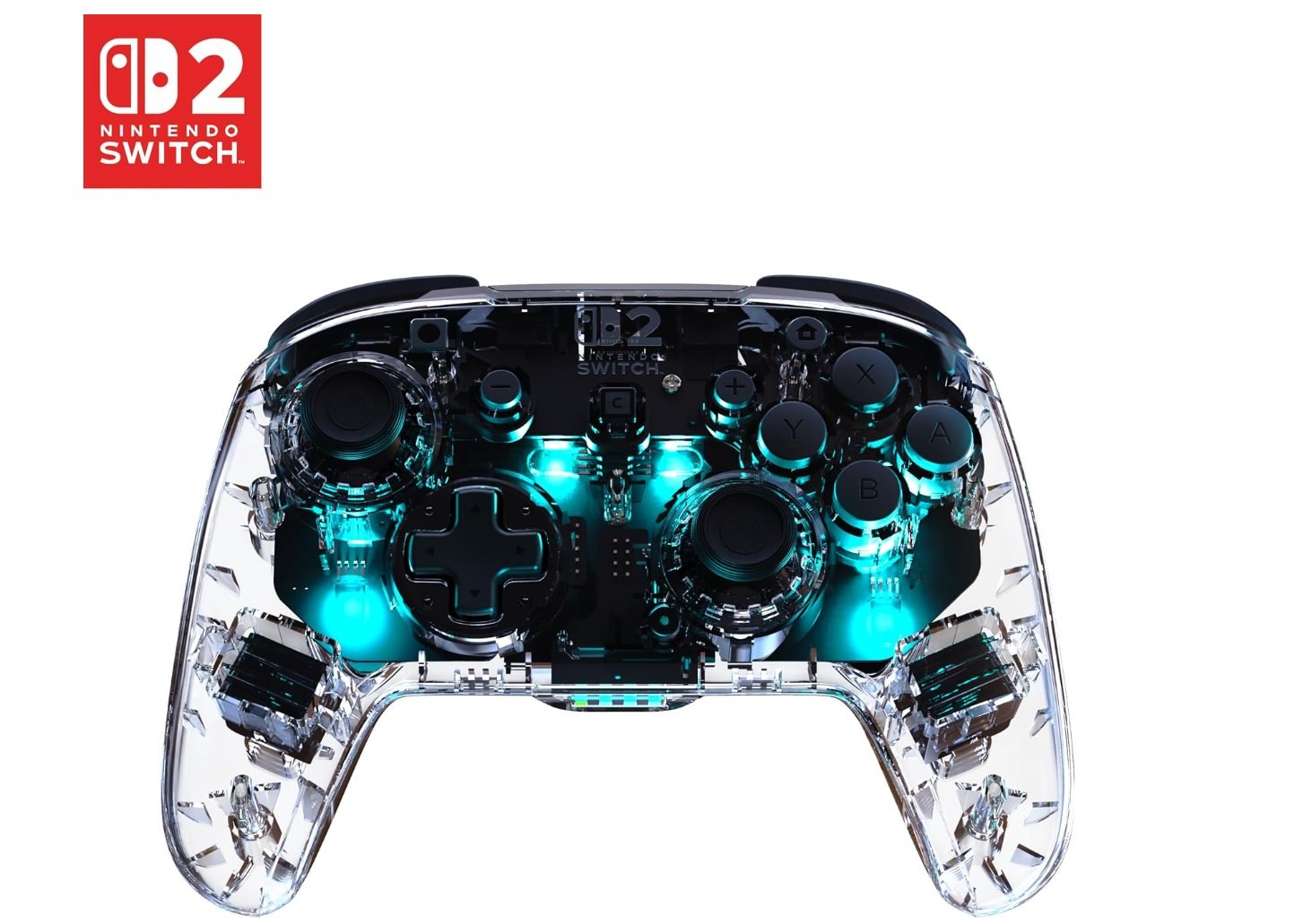 Turtle Beach Afterglow Mando Inalámbrico RGB Nintendo Switch 2. Licencia oficia
