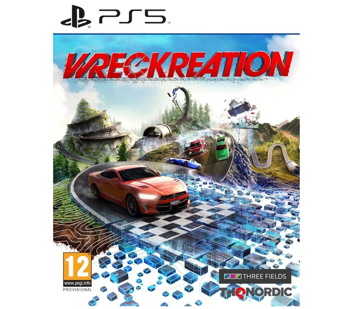 Wreckreation PS5. Mundo abierto totalmente personalizable con obstáculos, salto