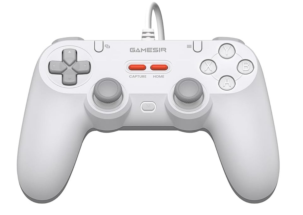 GameSir Tegenaria Lite Controlador Cableado para PC Blanco. Joysticks de efecto