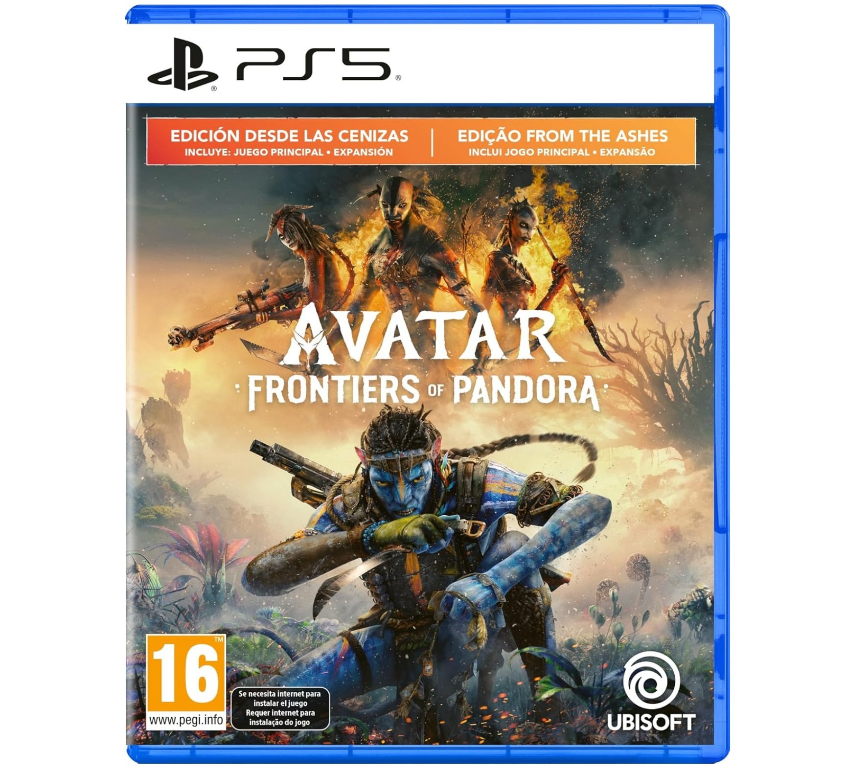 Avatar Frontiers of Pandora From the Ashes Edition PS5. 1 jugador, +16 años. In