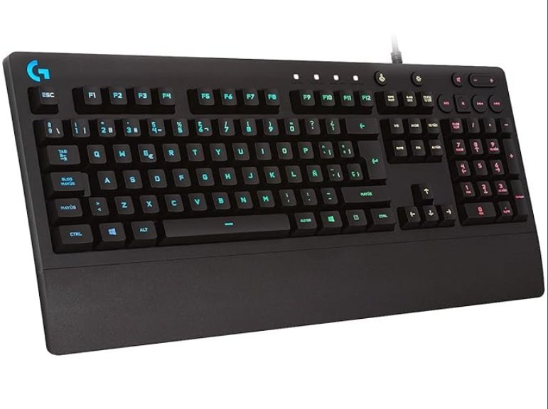 Logitech G G213 Prodigy Teclado Gaming RGB Negro. Teclas Mech-Dome con rendimien