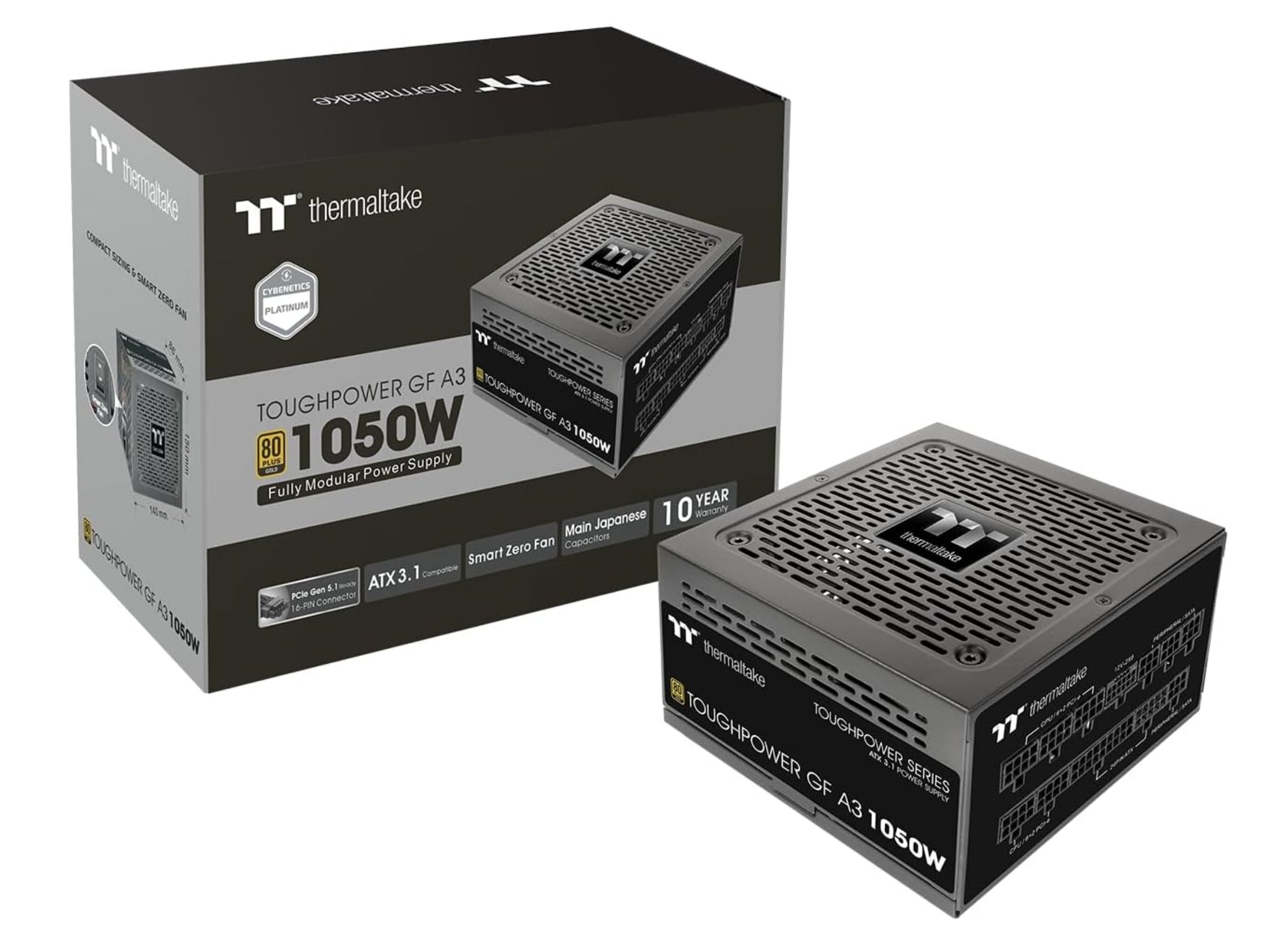 Thermaltake Toughpower GF A3 1050W Modular ATX 3.1 80 Plus Gold Negro. ATX 3.1 c