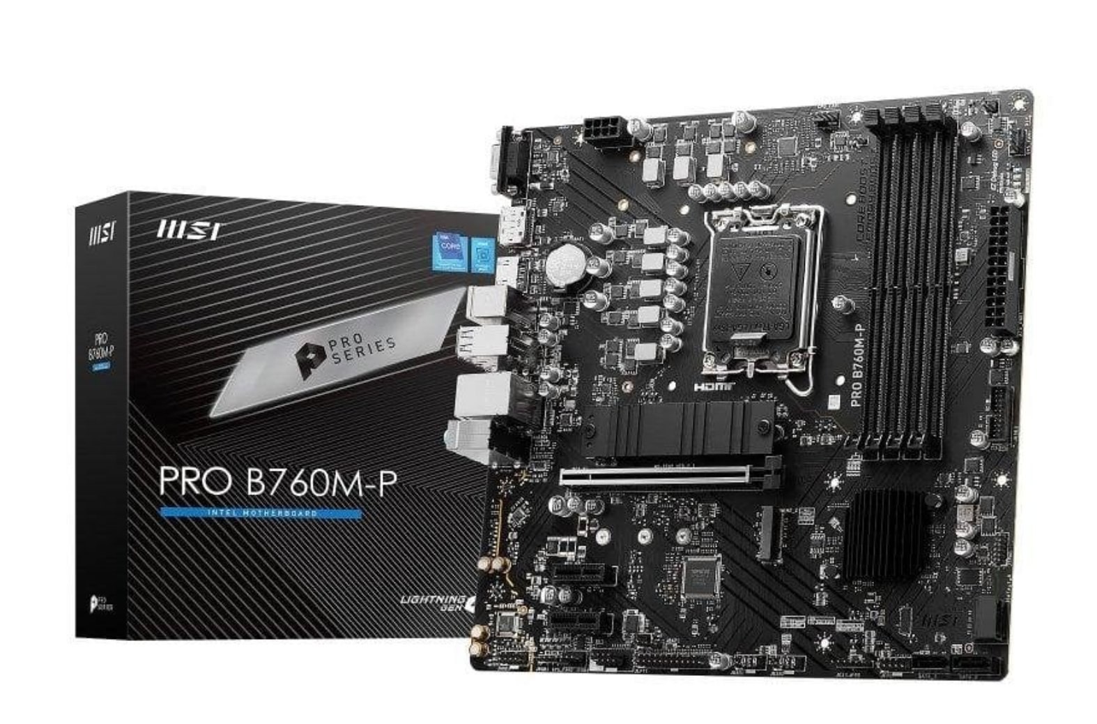 Msi Pro B760M-P Placa Base Micro Atx Lga 1700 Ddr5. Socket Lga 1700, Hast