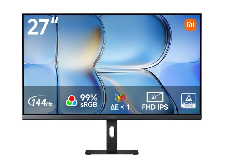 Xiaomi A27i Monitor 27" FHD 144Hz IPS. Panel IPS con 99% sRGB y precisión de co