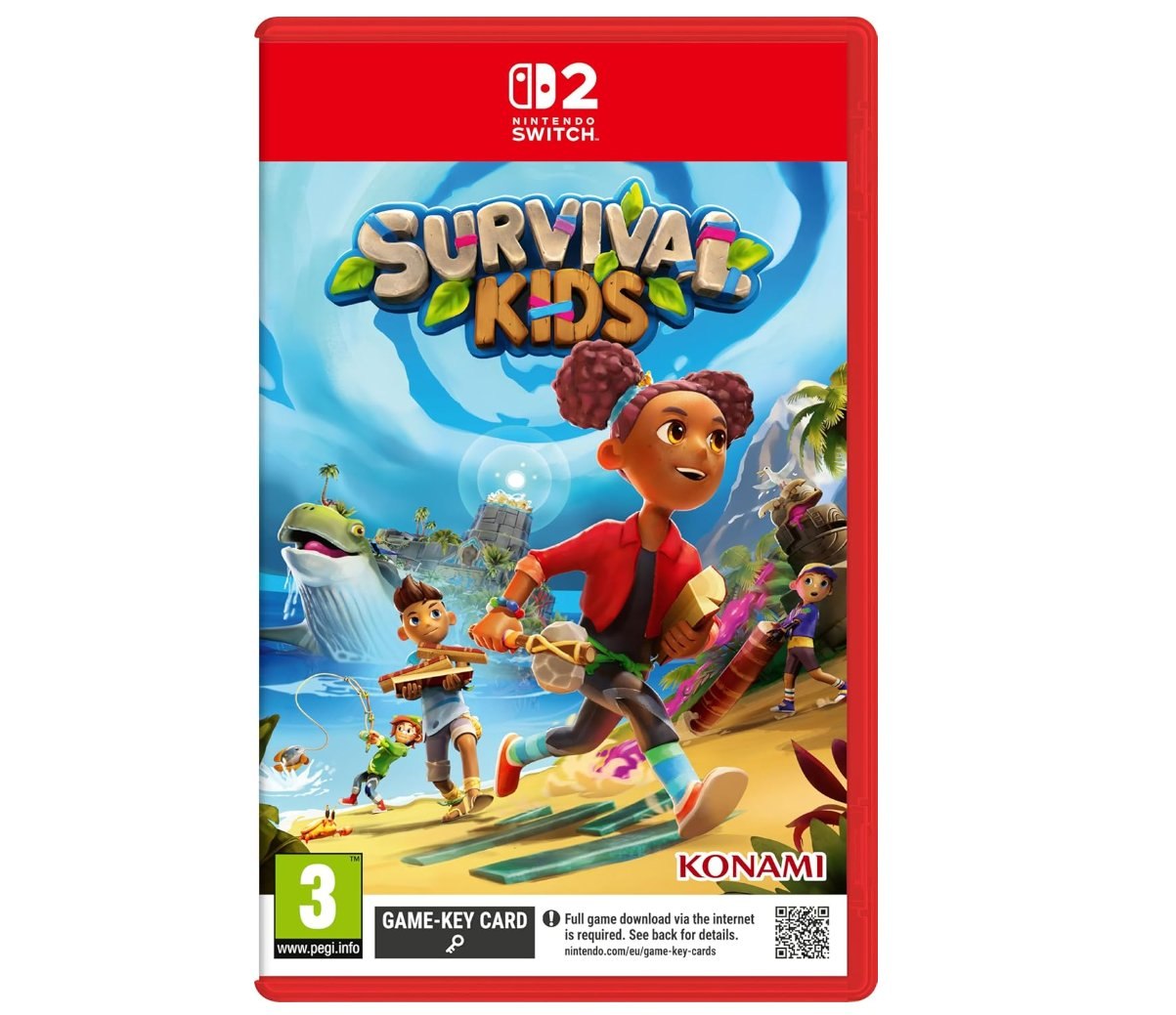 Survival Kids Nintendo Switch 2. Sistema de fabricación intuitivo sin gestión