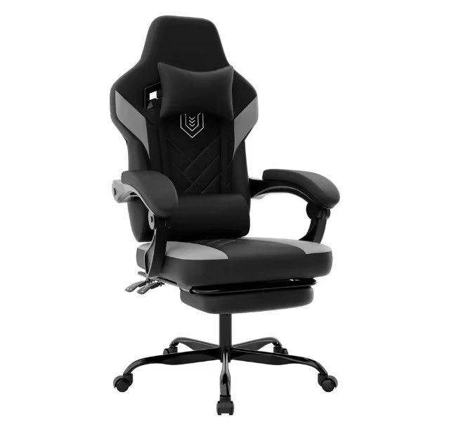 Wotsta Silla Gaming Ergonómica con Reposacabezas. Respaldo reclinable de 90