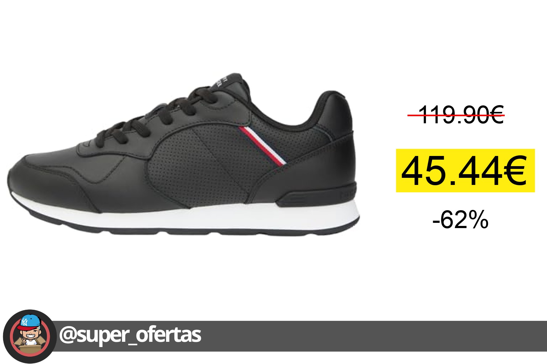 Tommy Hilfiger Runner Icon Leather Tenis Bajos