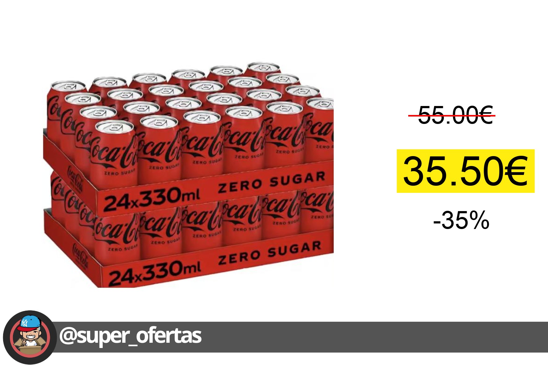 〽 *Cocacola Original 4833Cl -Cocacola Zero 4833Cl Coca Cola Original Y