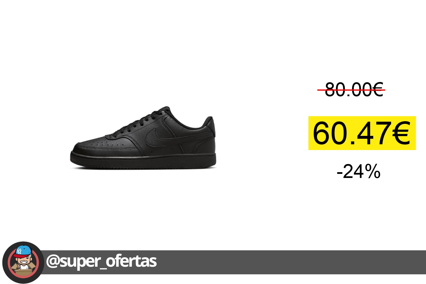 Nike Court Vision Low Next Nature Sneaker accesorio de zapato sintético