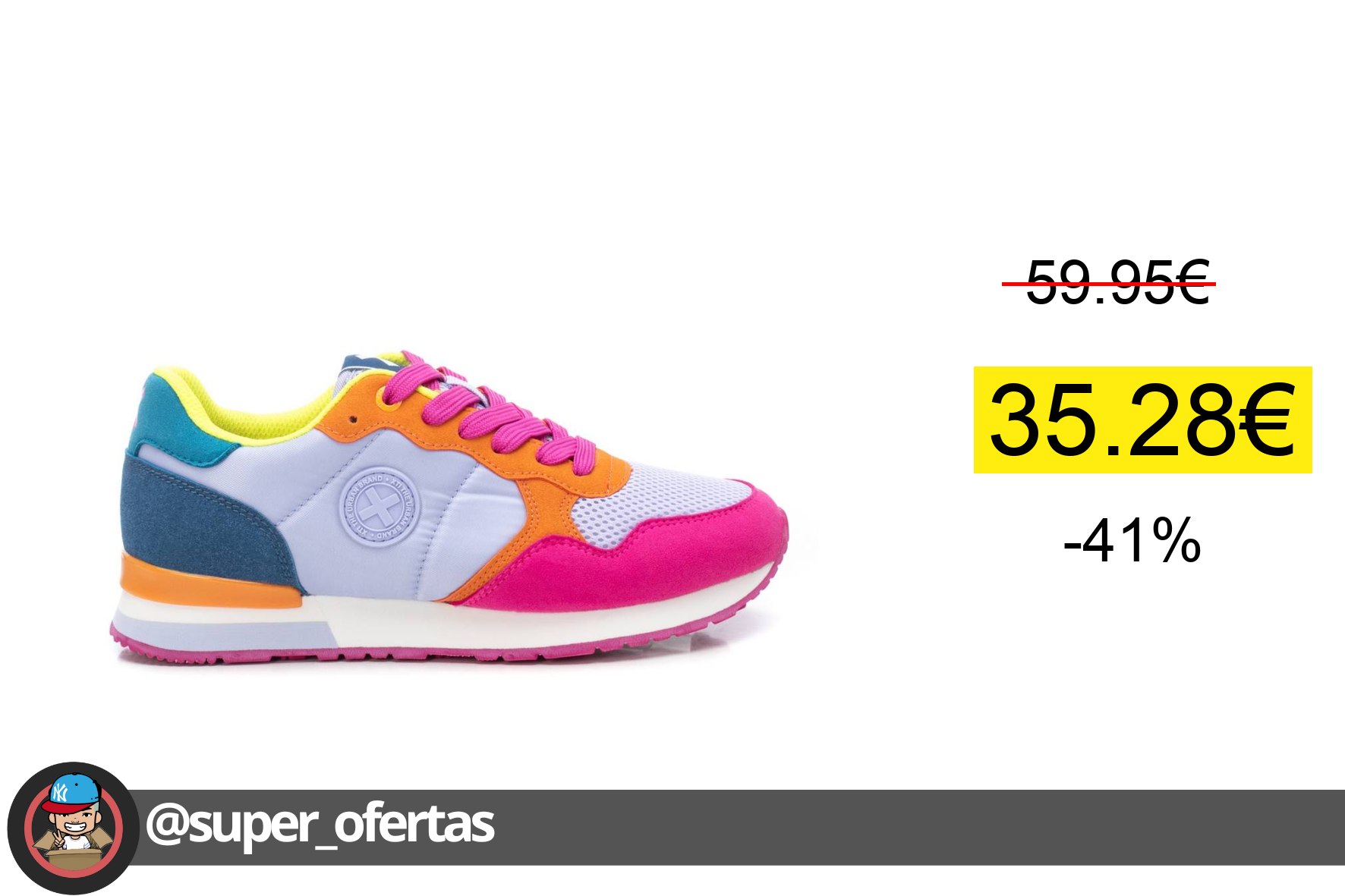 〽 Xti - Zapatilla Mujer - Calzado Cómodo y Versátil - Moda casual - Modelo 14406106