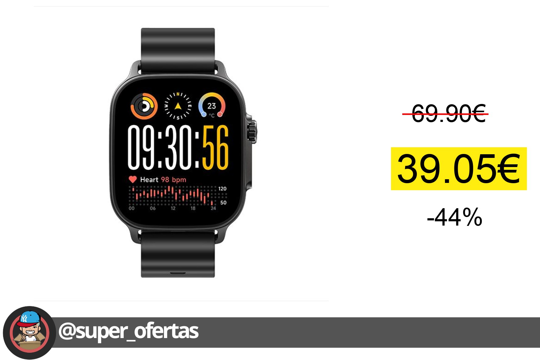 Cuponazo 🔸 #Miravia: Realme Watch 5 Smartwatch Global