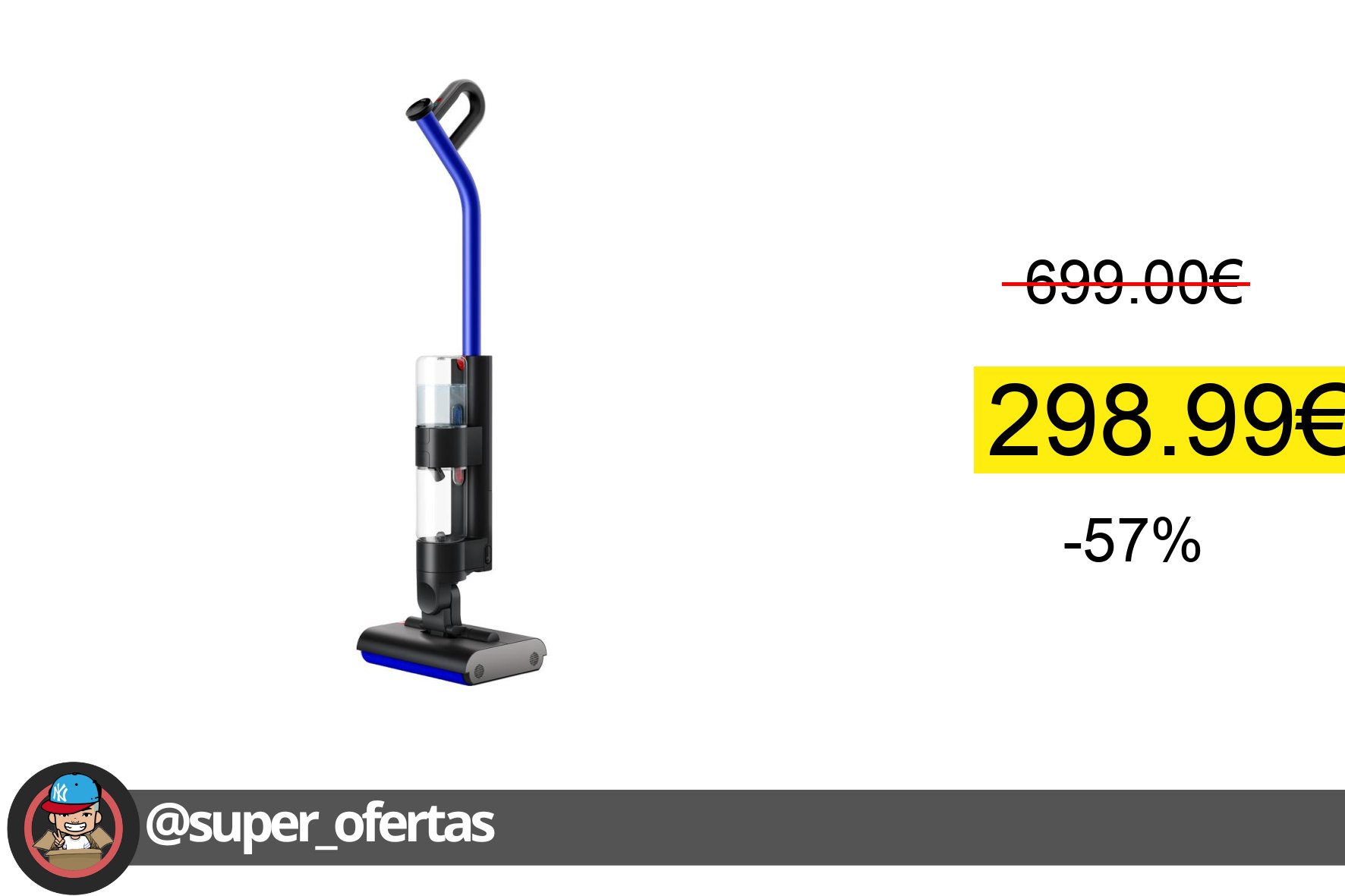 Fregona Eléctrica Dyson WashG1