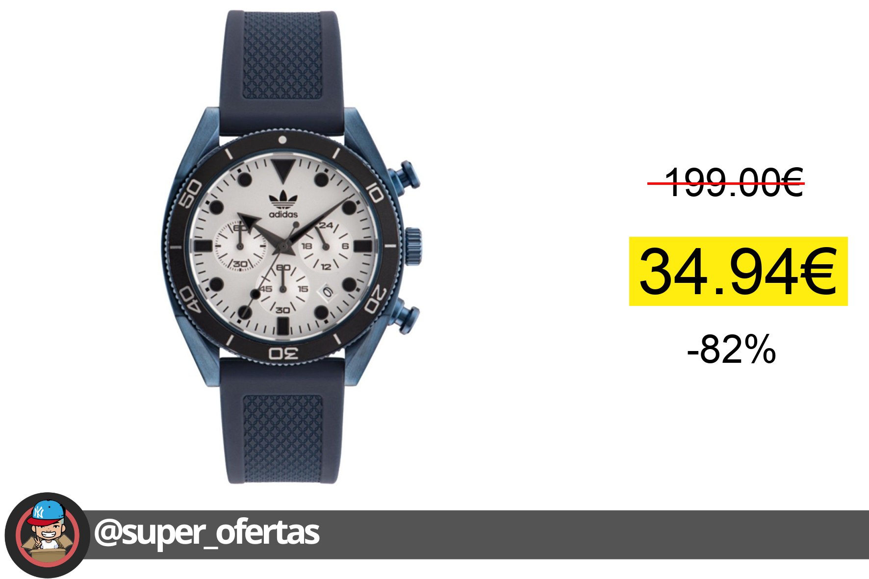 Cuponazo 🔸 Adidas Reloj Hombre