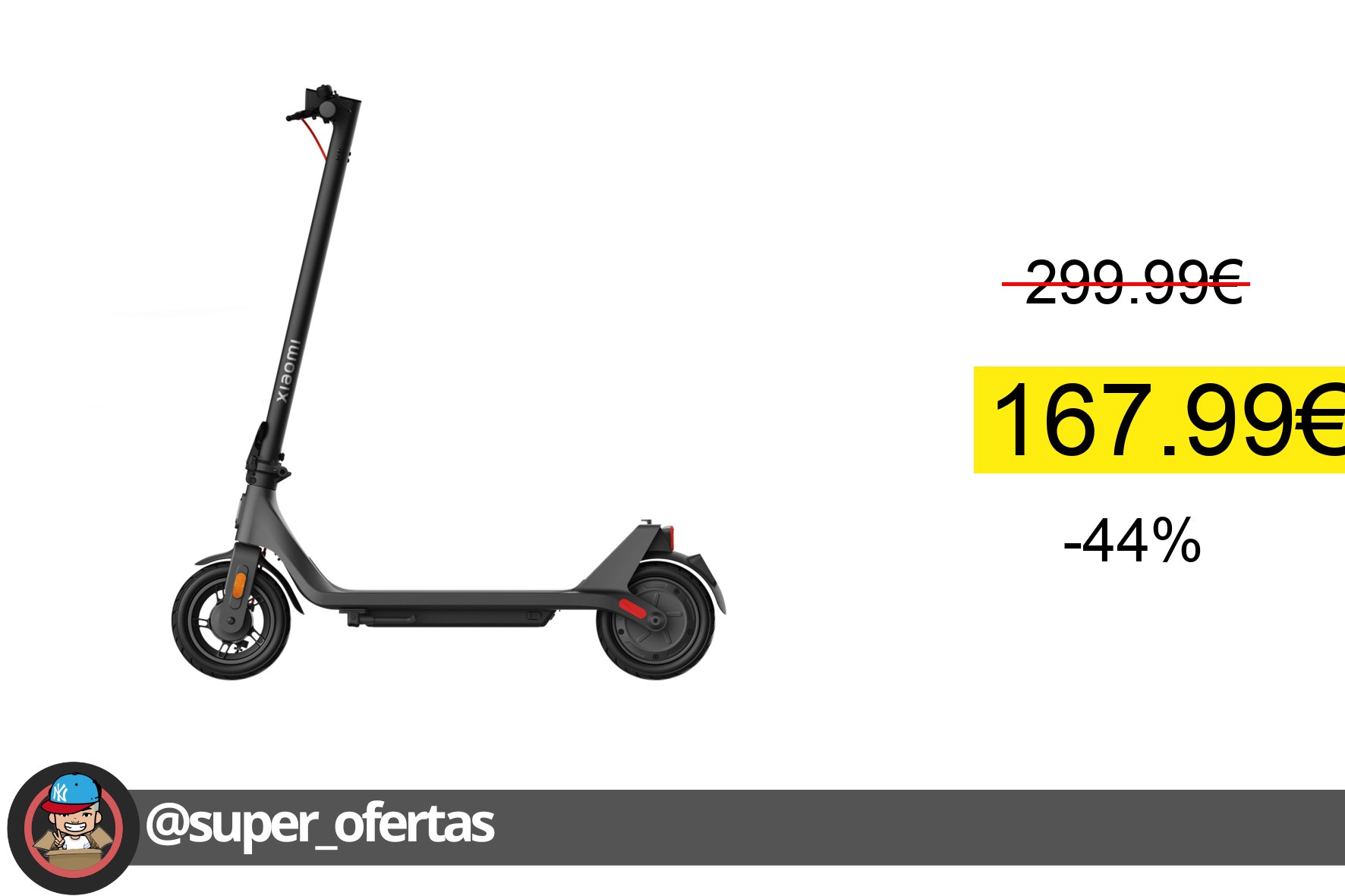 Cuponazo Xiaomi Electric Scooter 4 Lite, cómodo y divertido