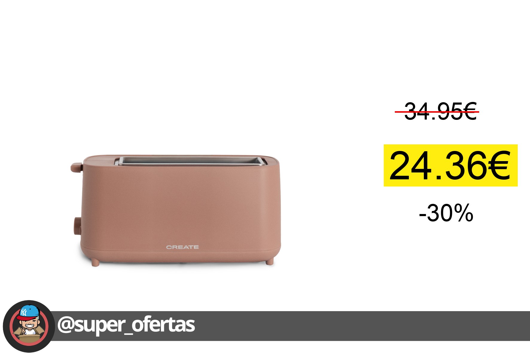 Descuento en Tostadora Moderna