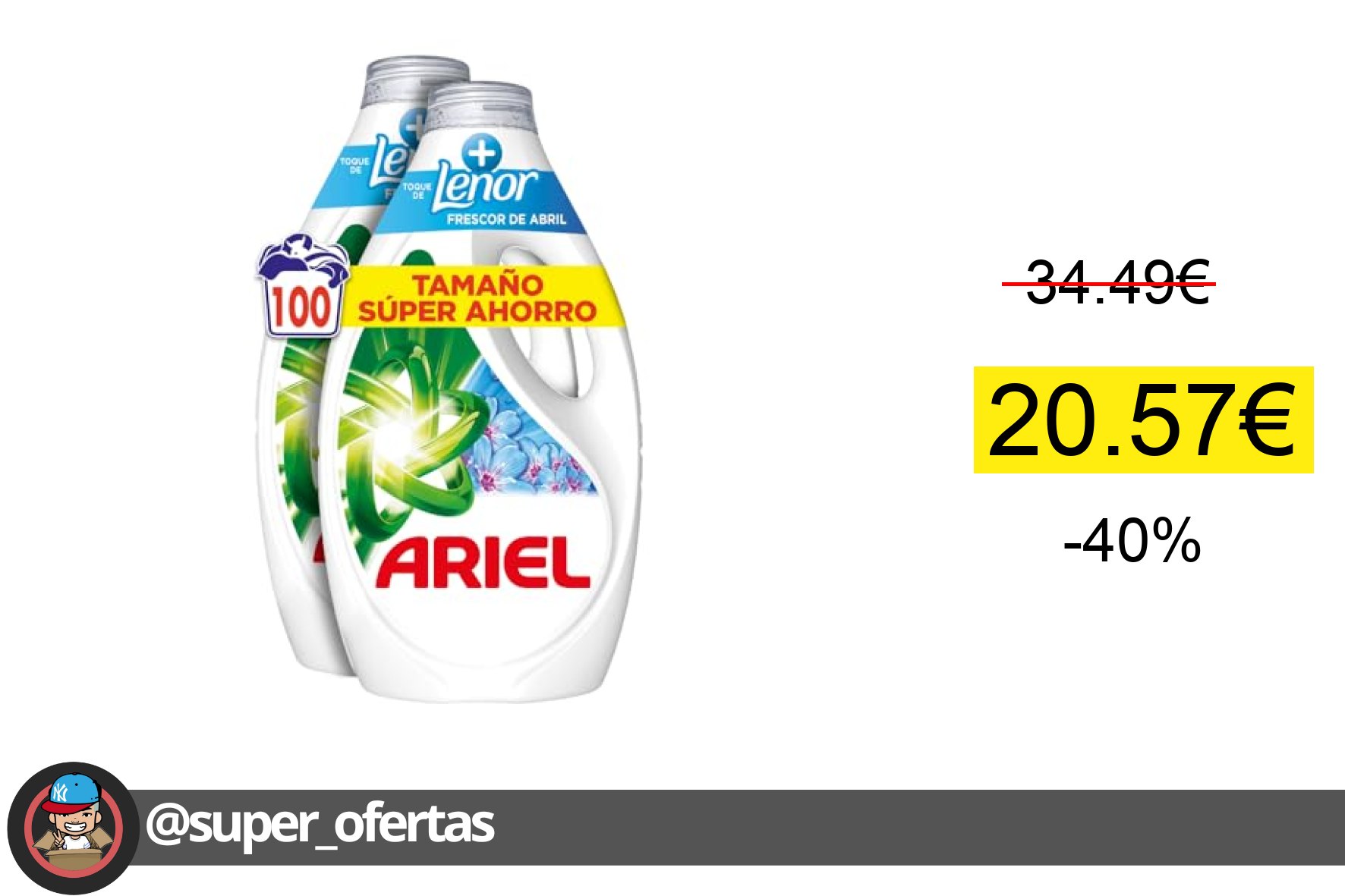 Ariel Liquido Frescor 4x25 - ¡La mejor oferta de limpieza!