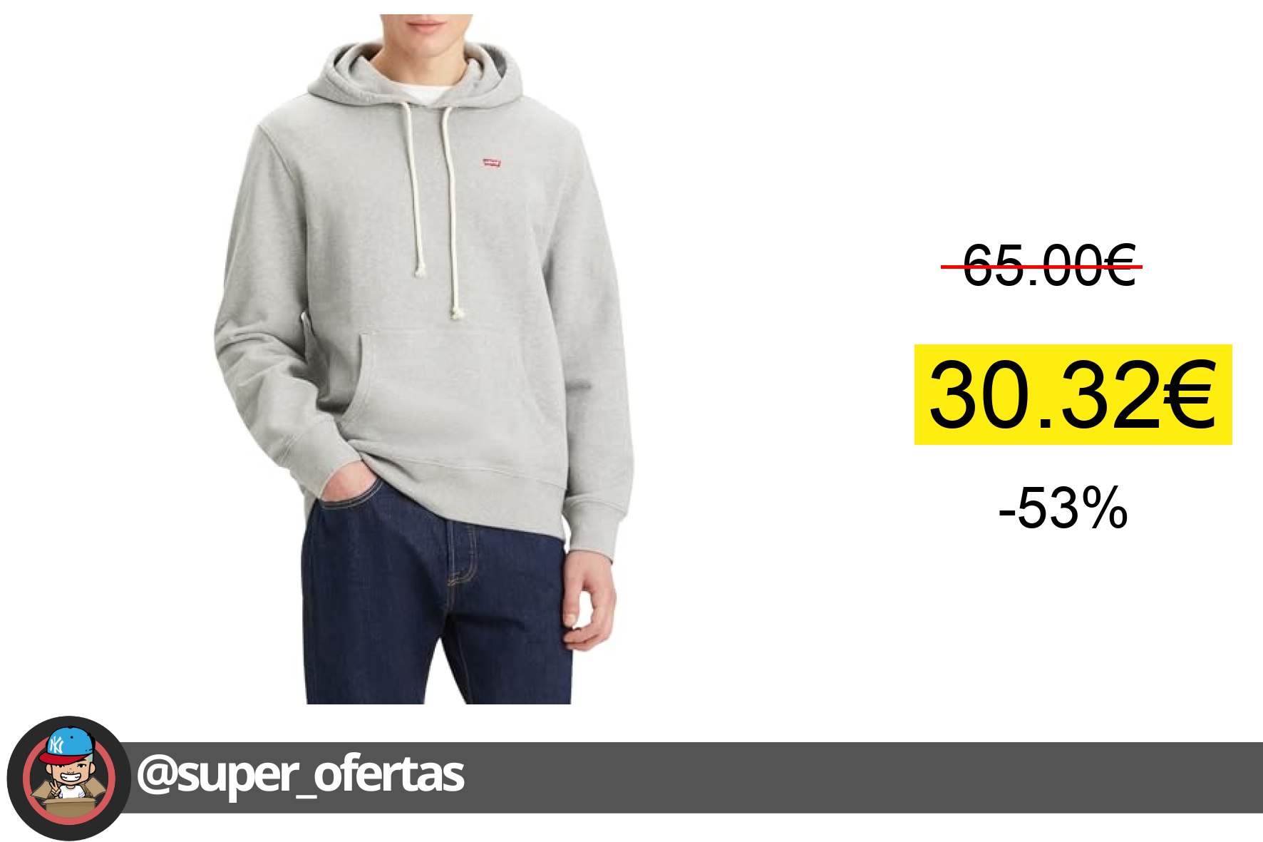 Levi's Sudadera con Capucha para Hombre