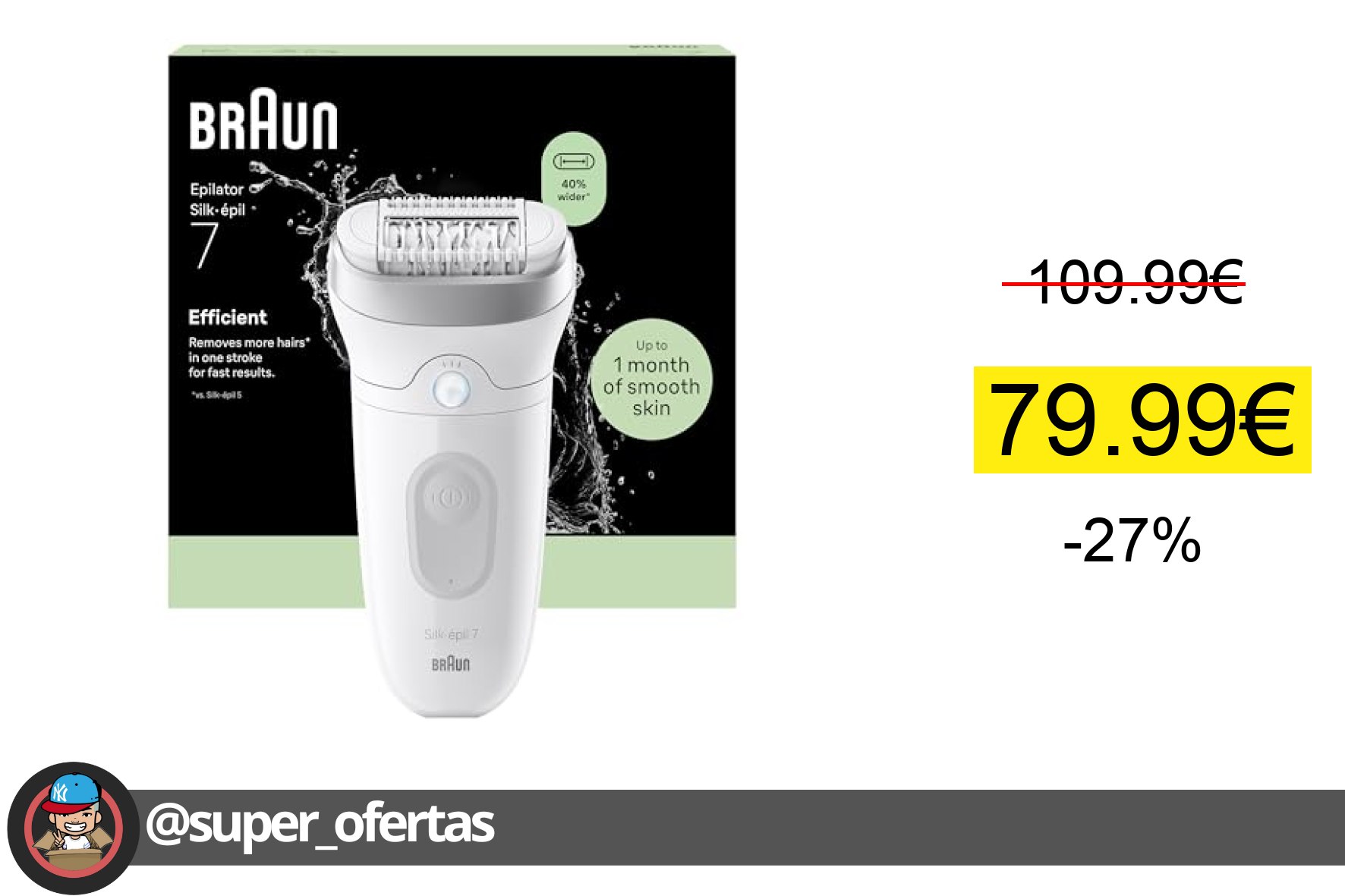 Depiladora Braun Silk·épil 7