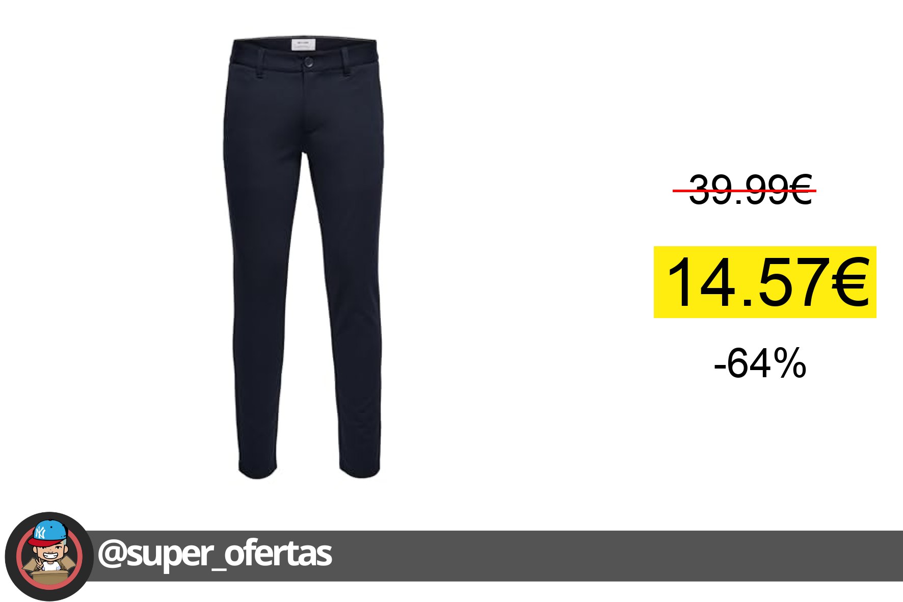 ¡Oferta inigualable! Only & Sons Onsmark Pant Gw 0209