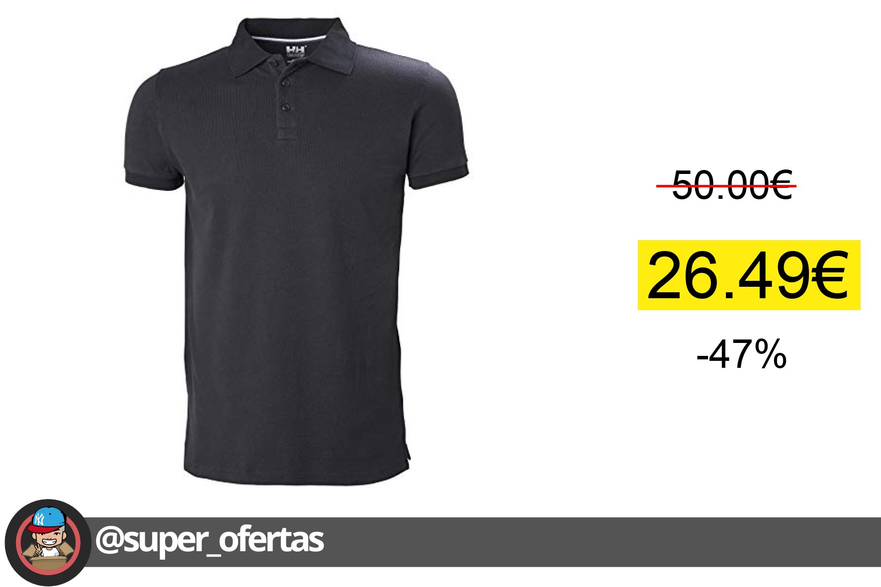 Polo Helly Hansen Azul Marino XL