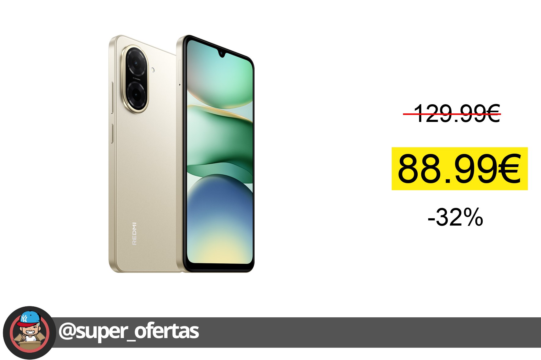 Cuponazo 🔸 #Miravia 〽 Oficial: Redmi A5 con cámara AI
