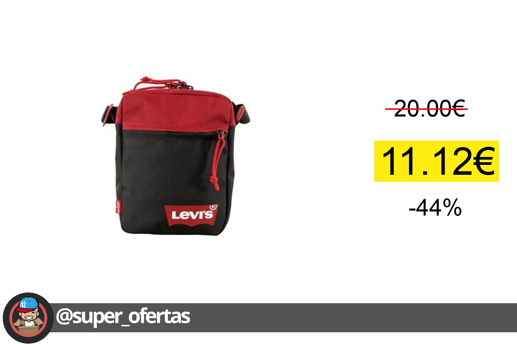 Bolsa de Hombro Levi's Men's Mini Crossbody
