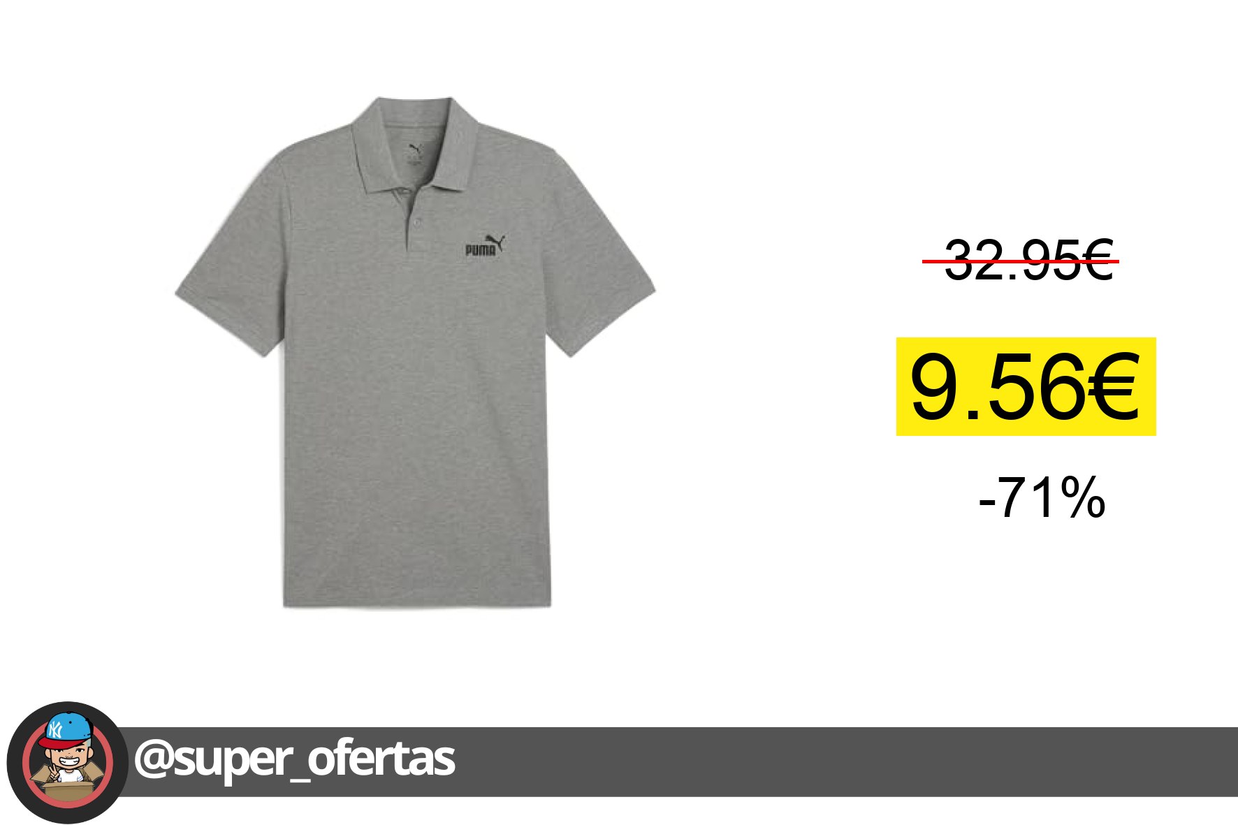 PUMA ESS No. 1 Logo Pique Polo