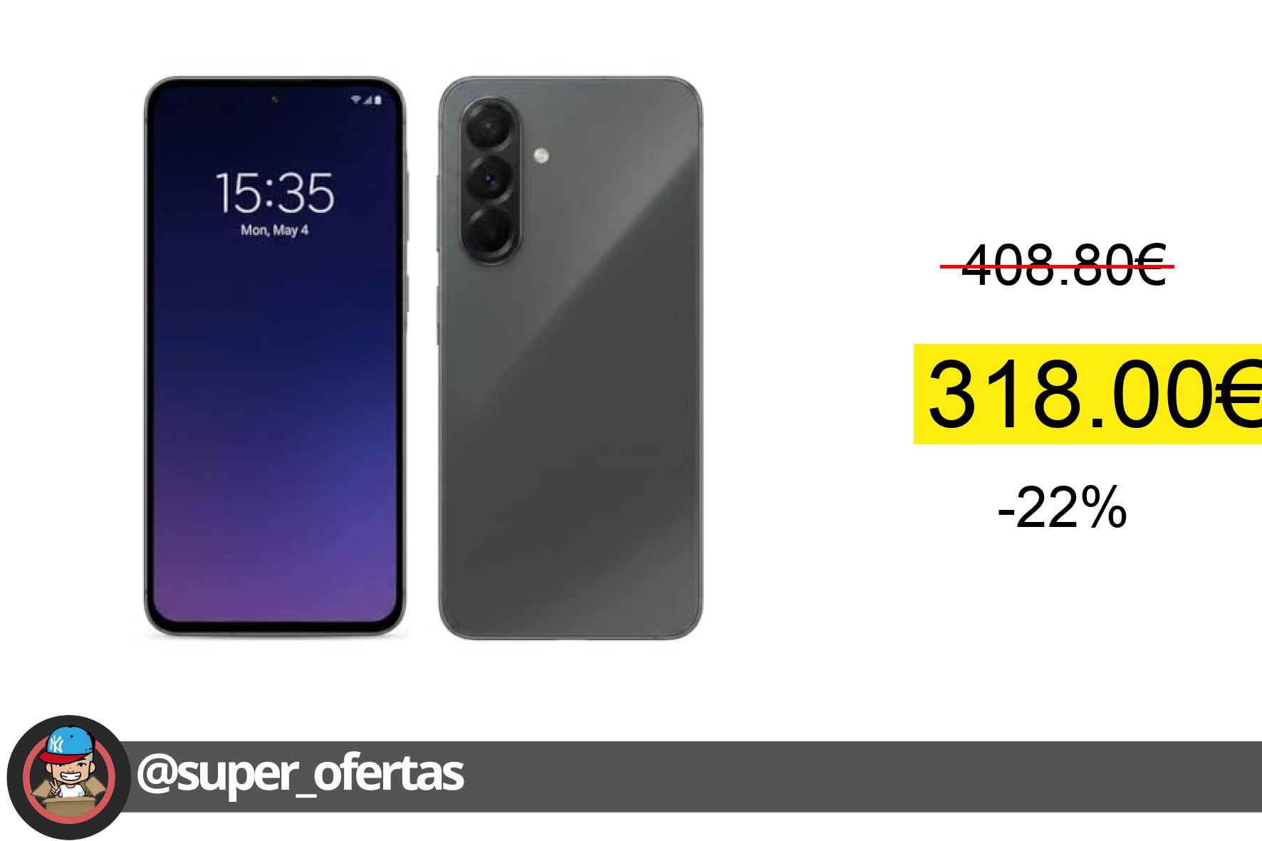 〽 Samsung Galaxy A56 5G 128 Go 8 Go RAM - Graphite Conoce el Samsung Gala