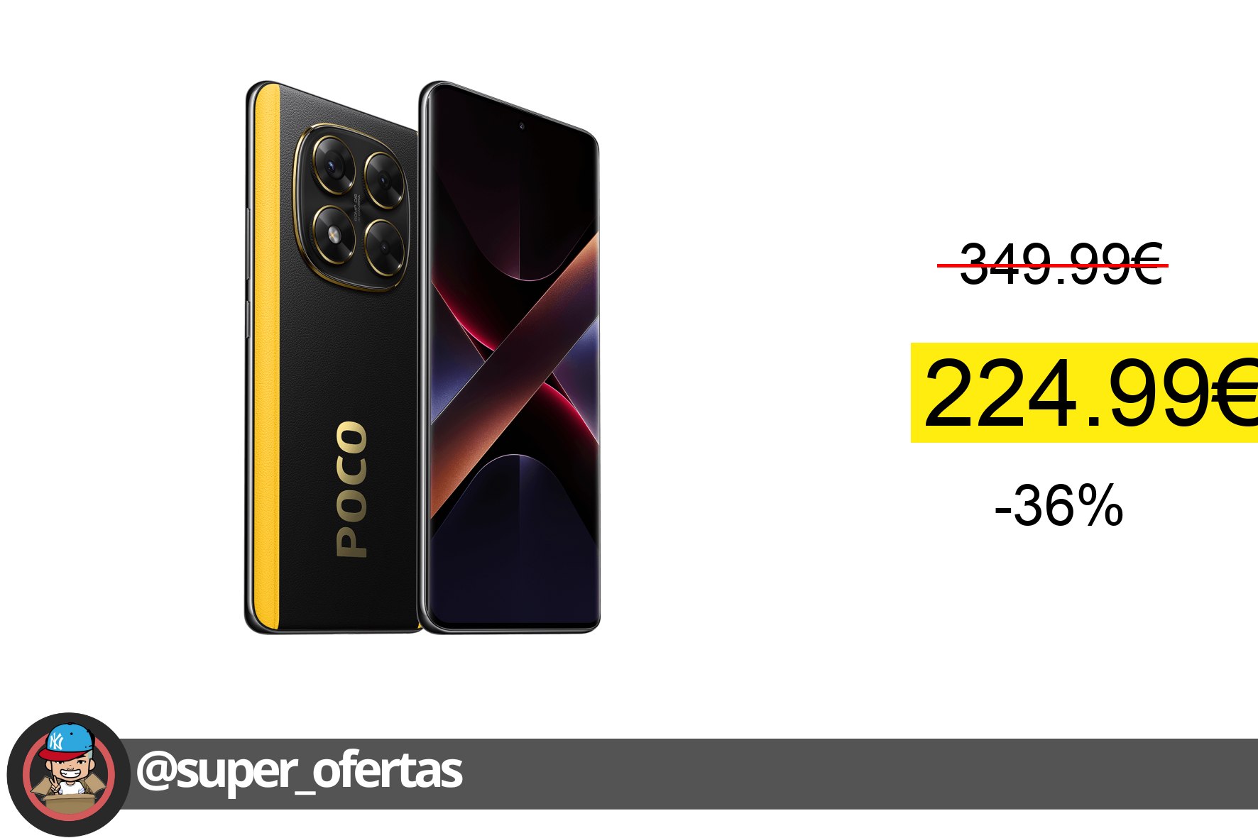 Cuponazo 〽 Oficial POCO X7 Pantalla de gama alta de 6,67“ , Capacidad de im
