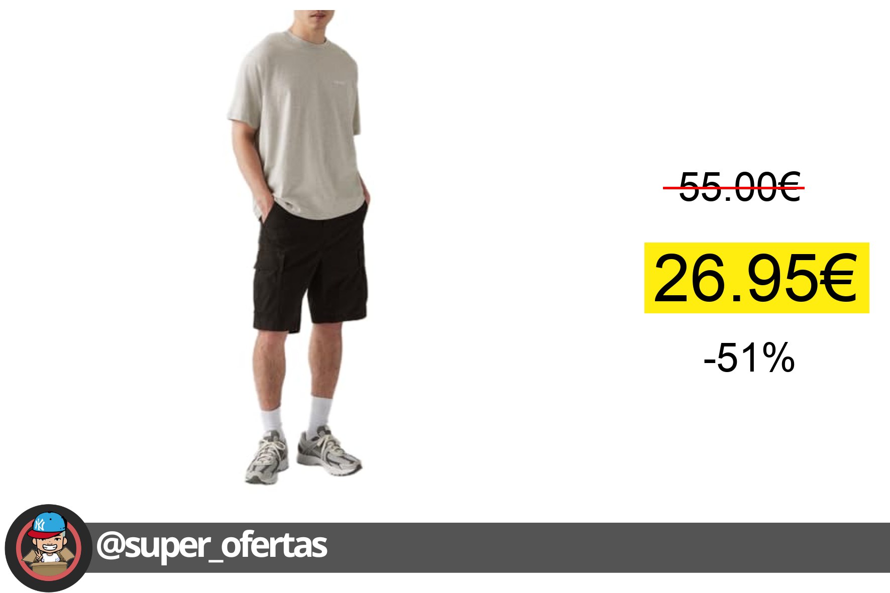 〽 Levi's Pantalones Cortos Cargo para Hombre, Meteorita, 36W 's Cómodos shor