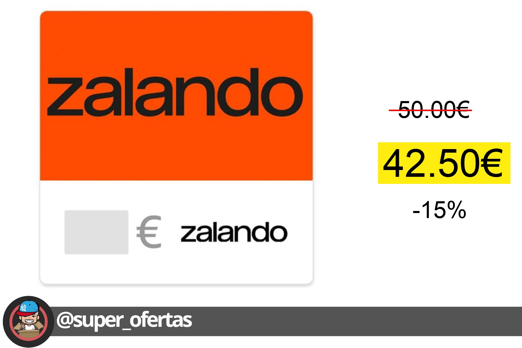 〽 Zalando Tarjeta Regalo - por correo electrónico Accede a 6,000 marcas