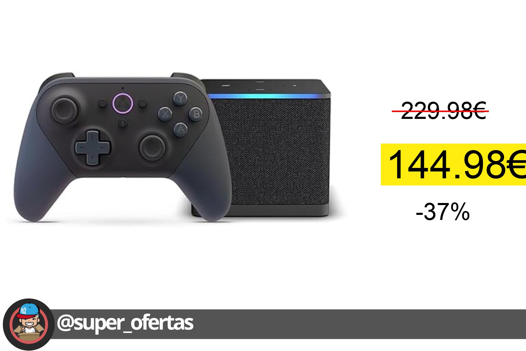 〽 Fire TV Cube + mando Luna Pack para juegos en streaming Disfruta de ju