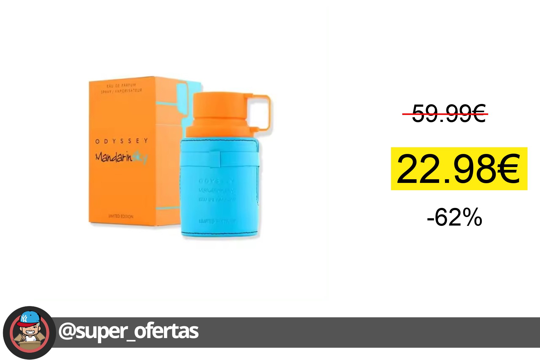 Cuponazo 〽 Perfume De Armaf Odyssey Mandarin Sky 100Ml Eau De Parfum Edición Lim