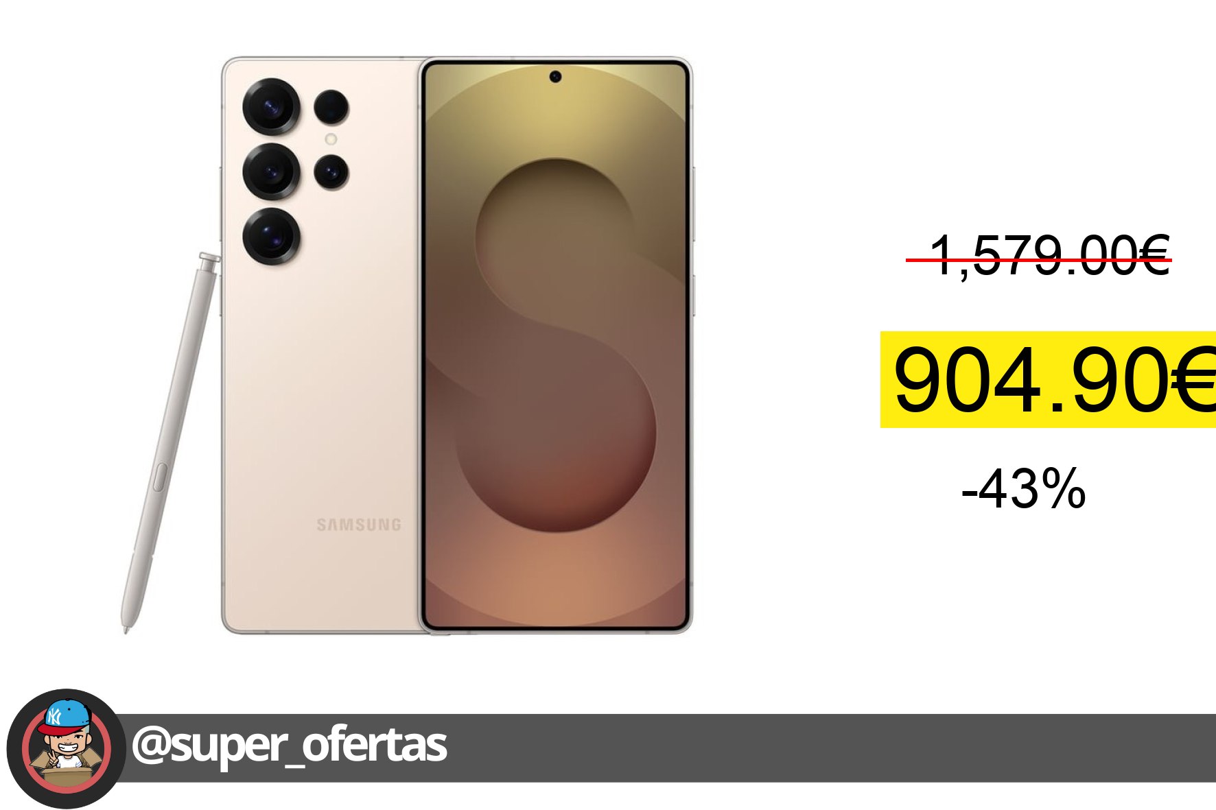 Cuponazo 〽 Samsung Galaxy S25 Ultra 512GB / Pantalla de 6,9" Consigue el Sams