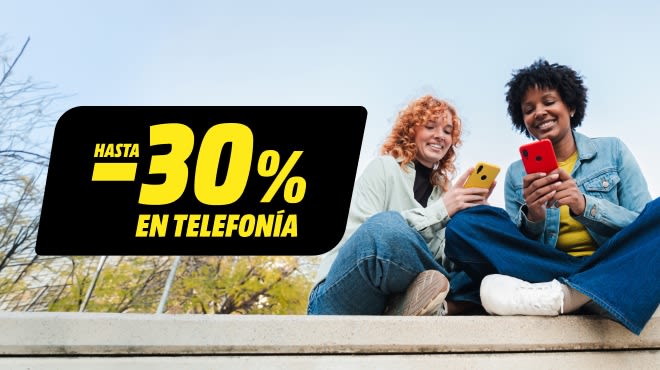 Especial telefonía Hasta -30% Especial telefonía en MediaMarkt: Hasta -30% Ejempl