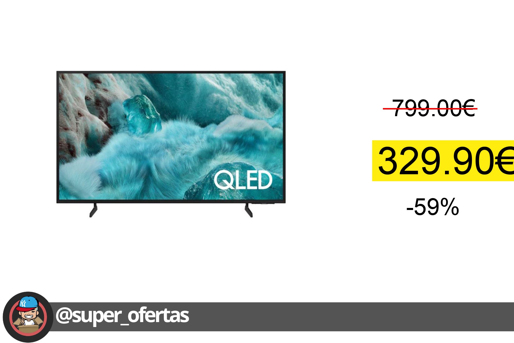 〽 Samsung 43" QLED Q7F2 4K Vision AI Smart TV (2025) Televisor QLED 4K p