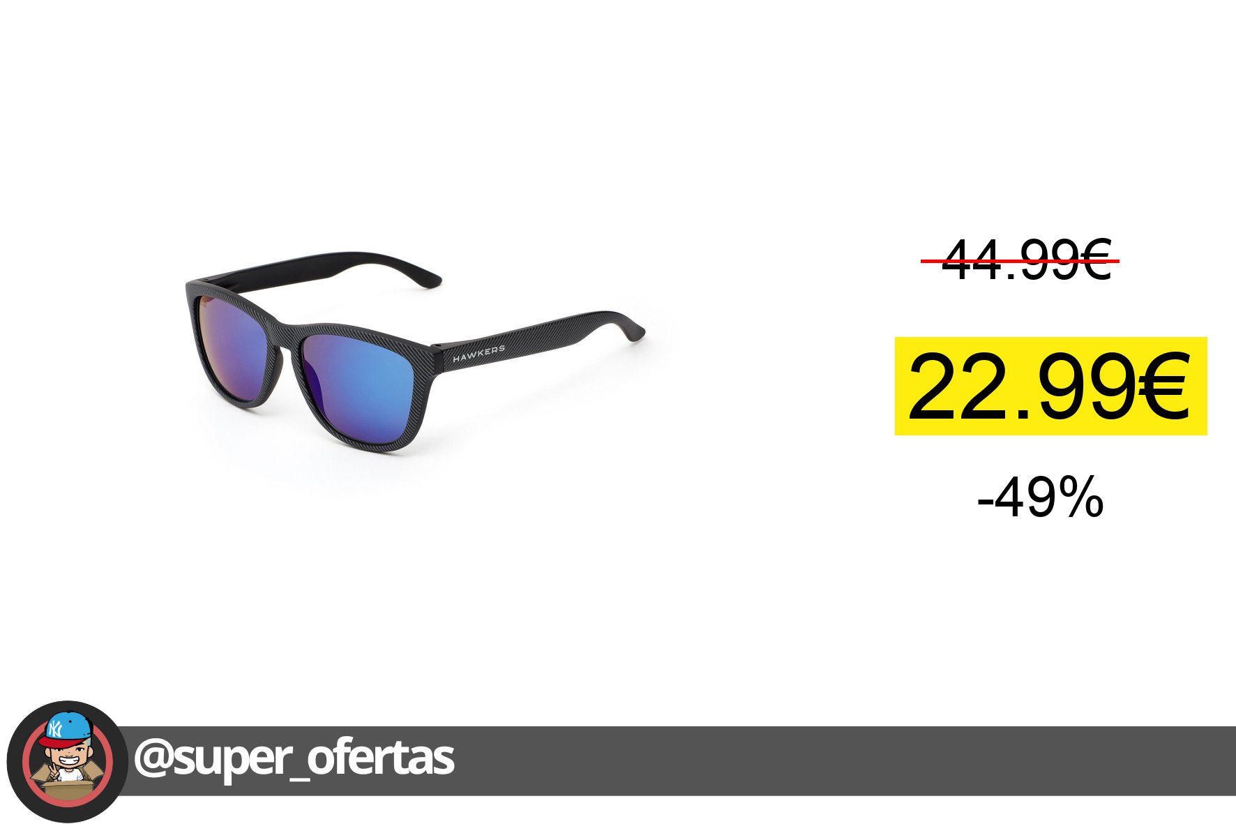 〽 Hawkers - One Carbono Polarized Gafas De Sol Para Hombre Y Mujer Gafas