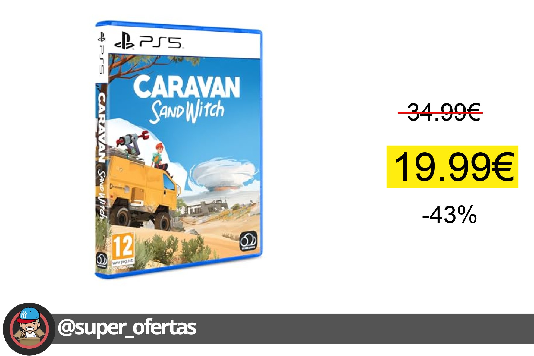 〽 Caravan SandWitch Caravan SandWitch por 19,99€ con -4