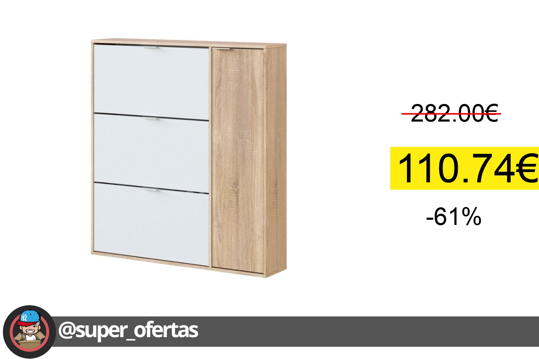 〽 MOBELCENTER - Zapatero Class 4 puertas Zapatero Class 4 puertas 11