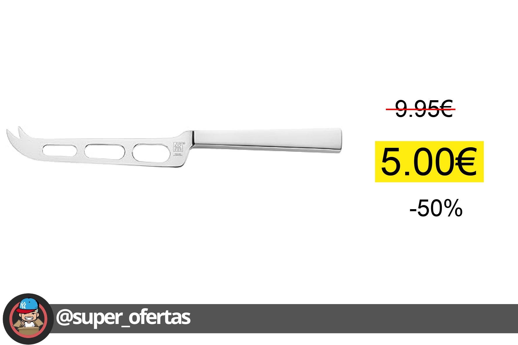 〽 Zwilling Cuchillo Queso Dinner Cuchillo de queso de alta calidad por