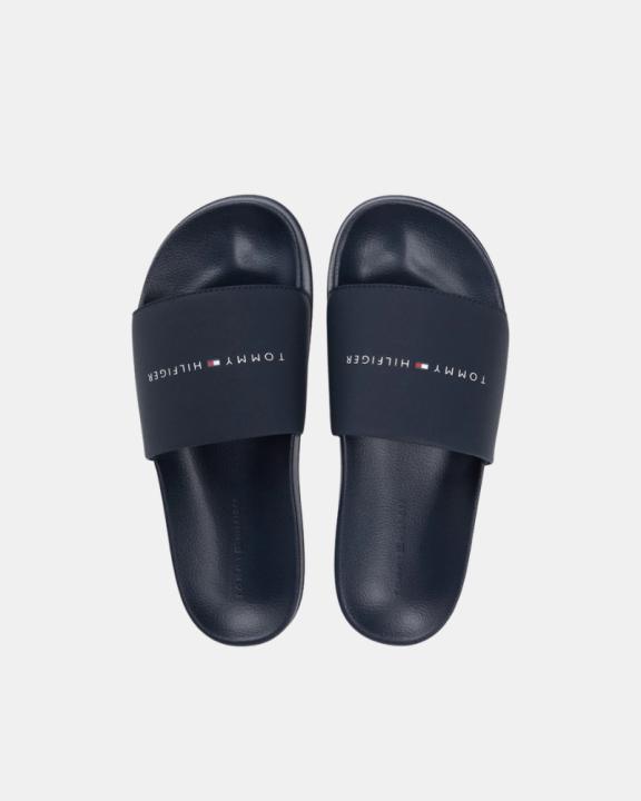Cuponazo 〽 Tommy Hilfiger Fm0Fm05799Dw5 Sandalias Chancletas Hombre Azul Sand
