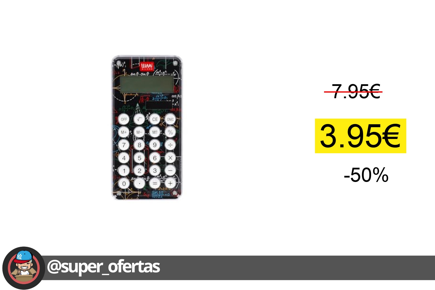 〽 Legami - Calculadora, Sistema Two Way Power: Proporciona energía Incluso en situaciones de a