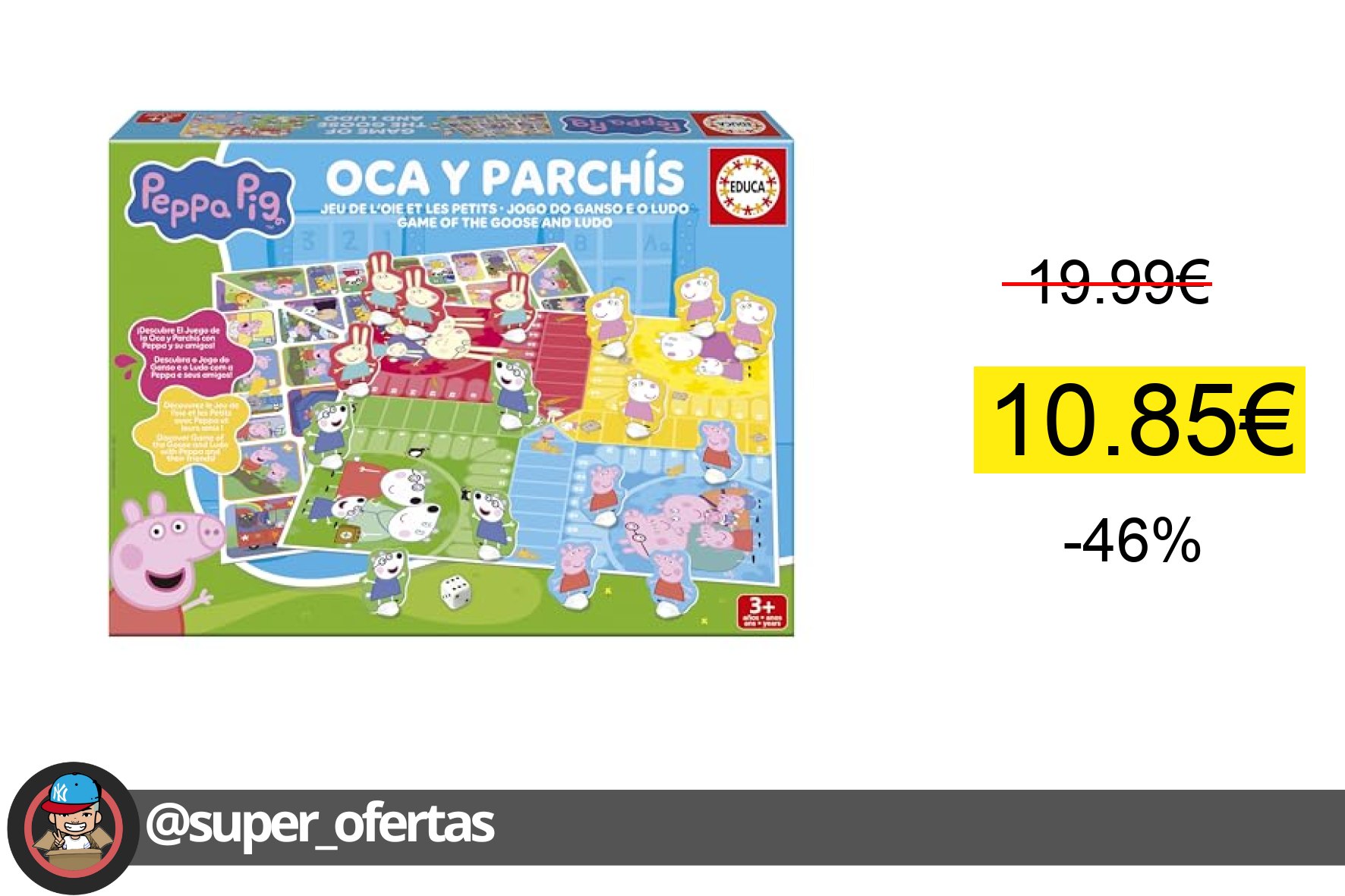 〽 Parchís Oca Peppa Pig a partir de 10,85€!