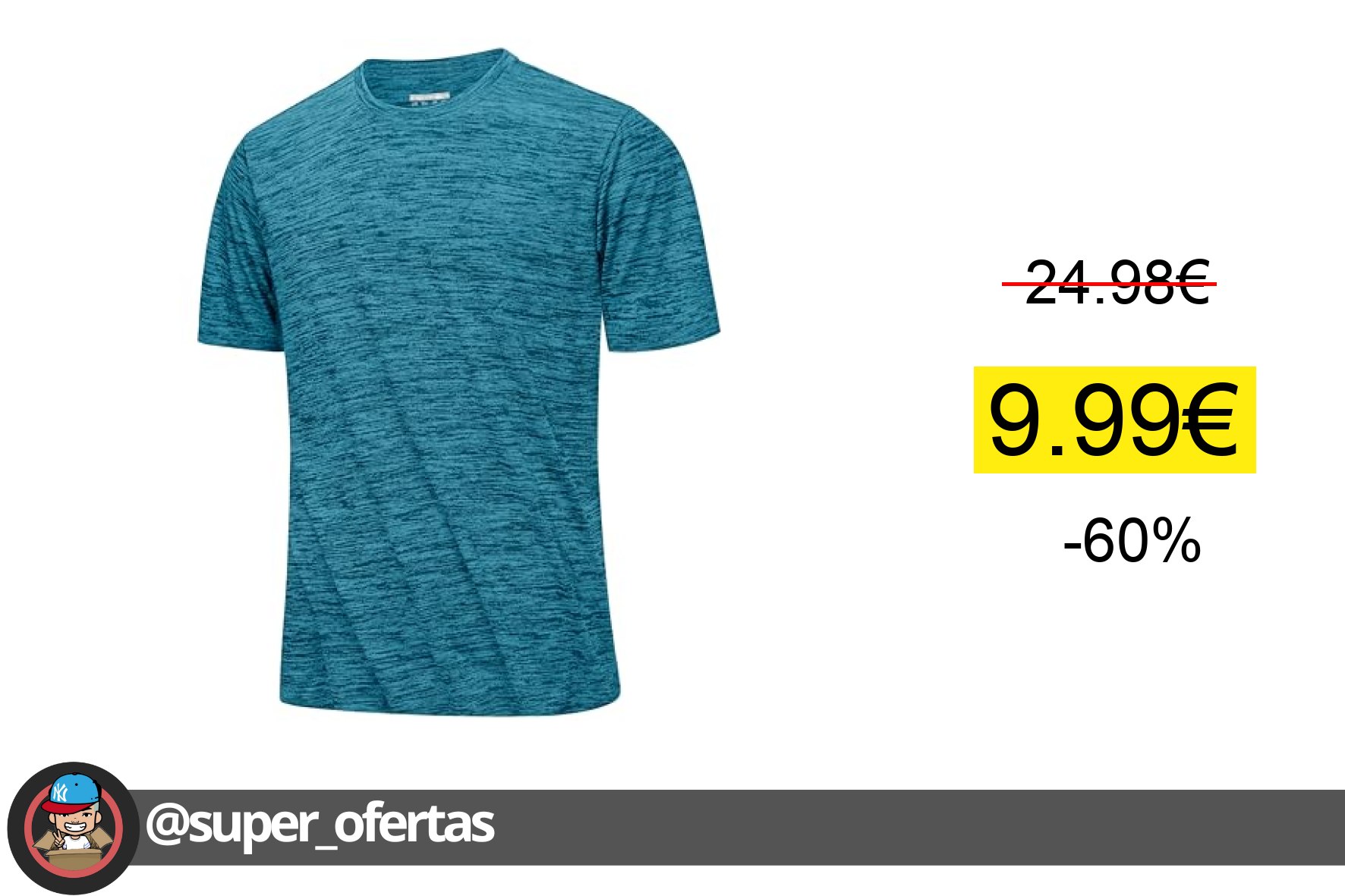 〽 Camisetas manga corta MAGCOMSEN: 14,99€ de ahorro con -60%% de descuento! #