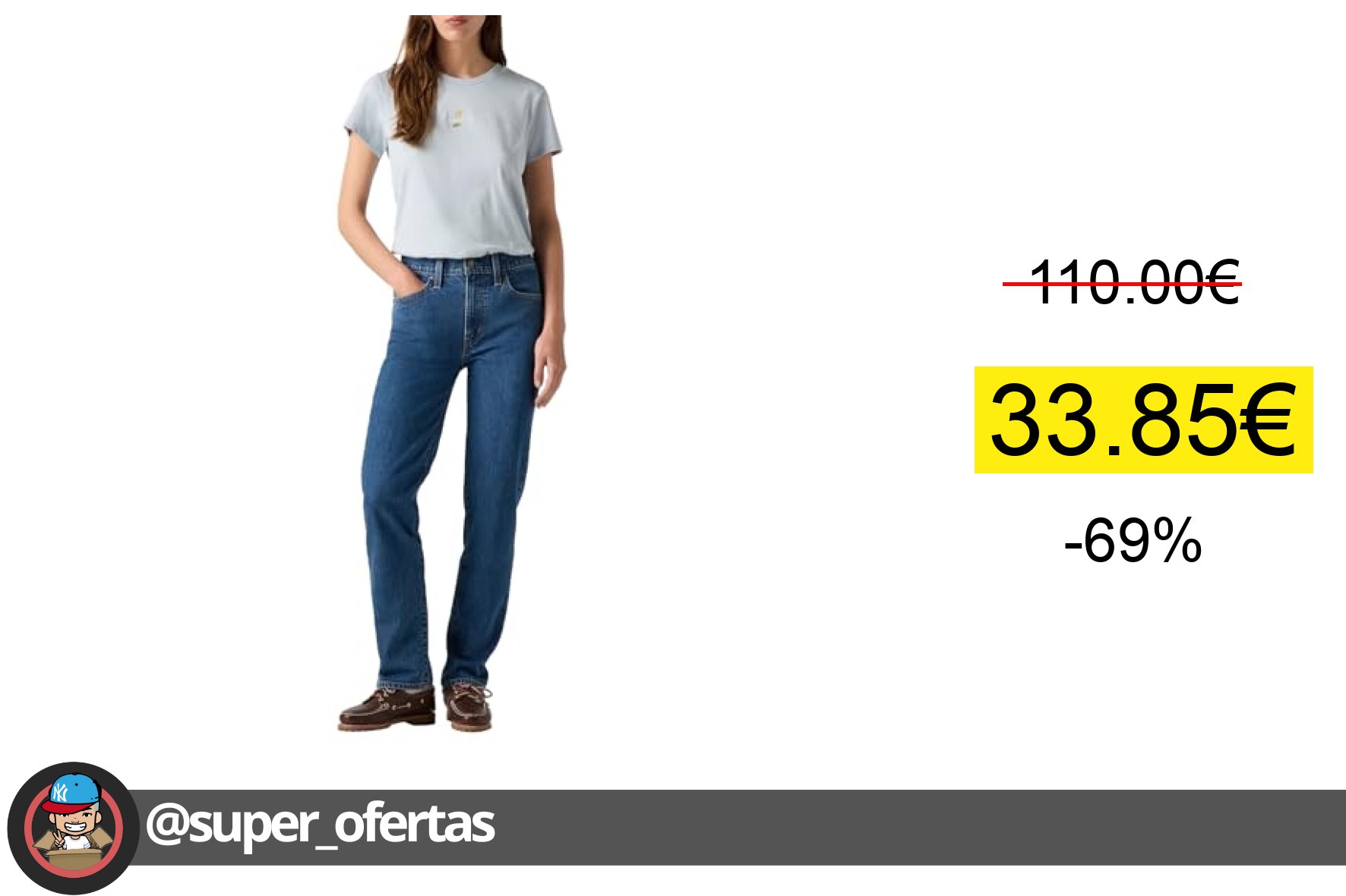 〽Levi's Mujer 724 High Rise Straight Vaqueros, Mosey Mid Stone, 25W / 30L 's