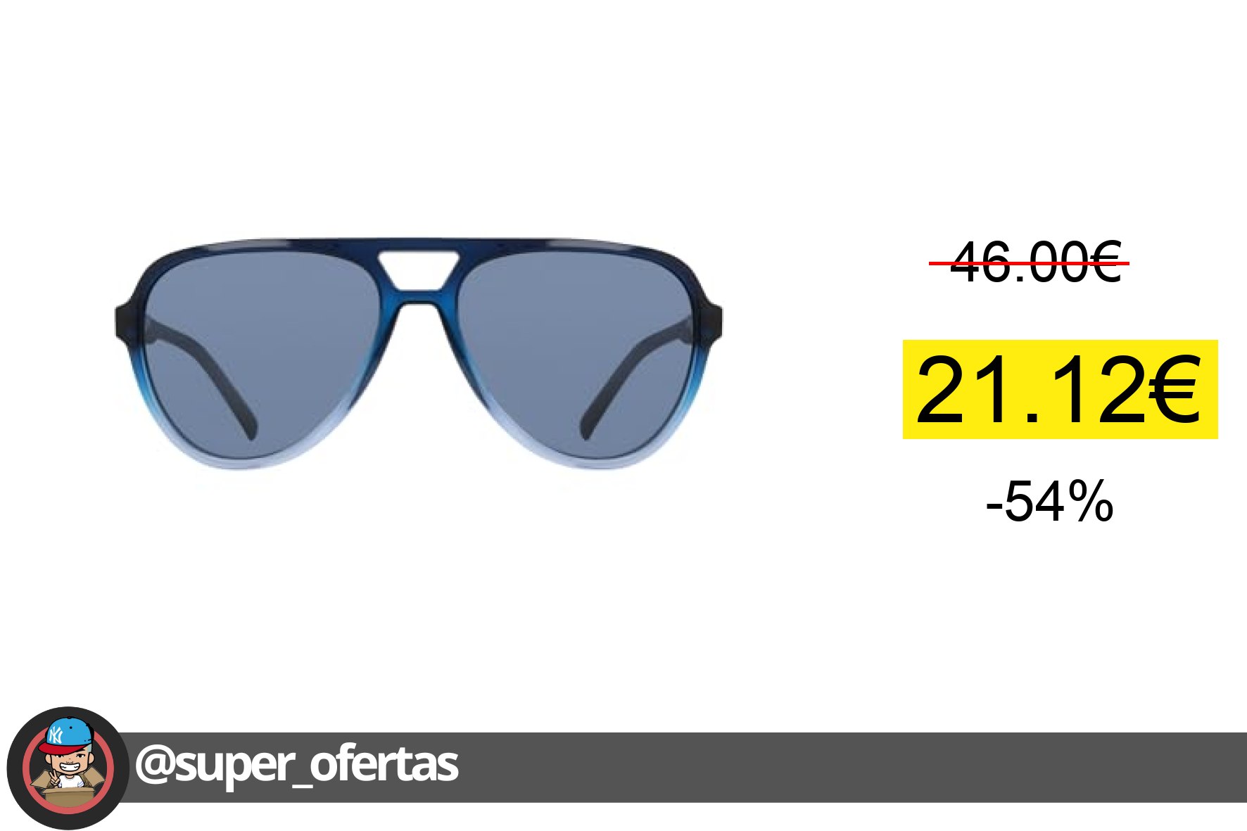 〽 Gafas de sol Nautica Men's Sunglasses N911SP - Navy Gradient con Lente Polarizada Azul Cl