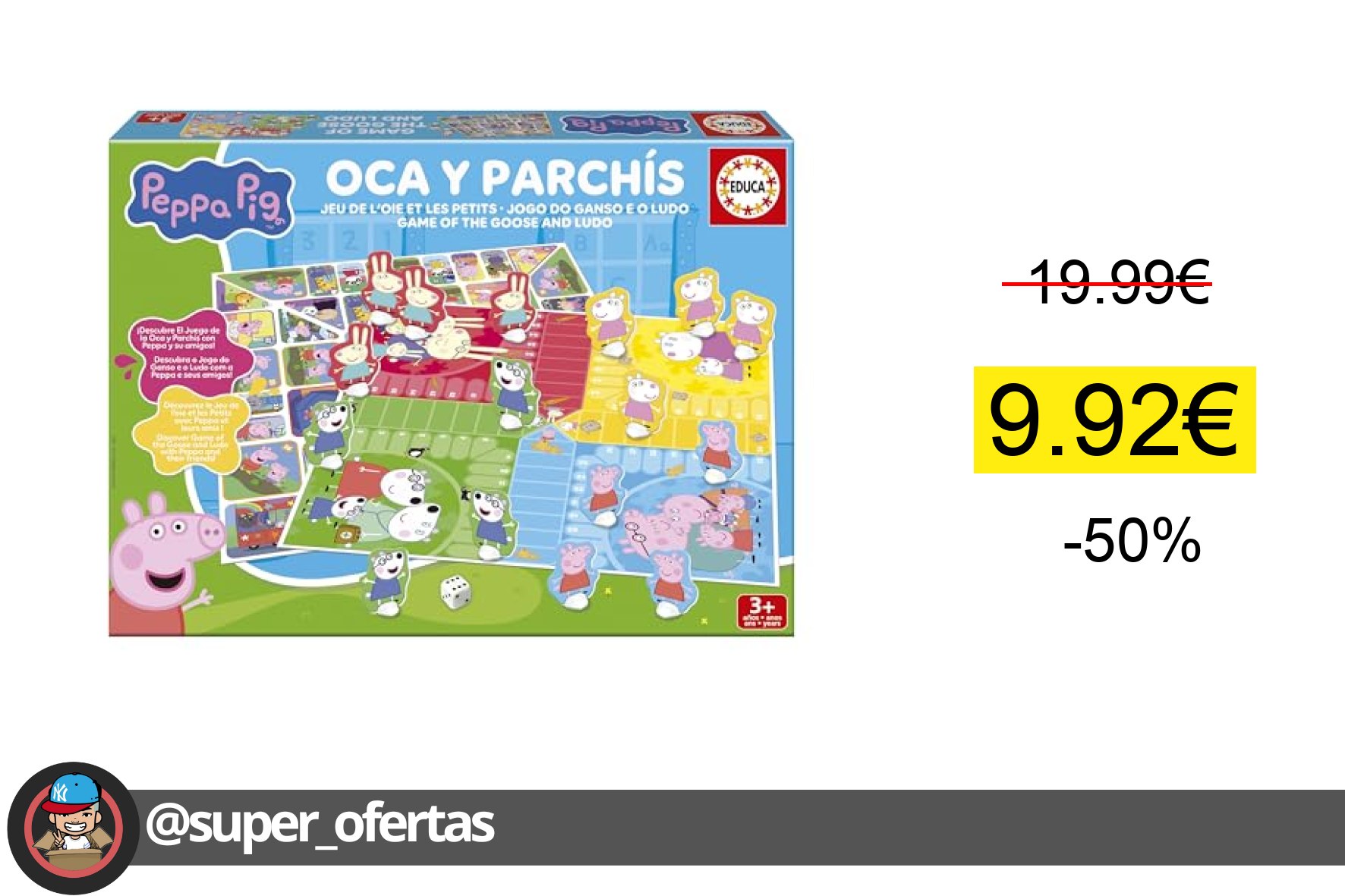 〽 Parchís Oca Peppa Pig a partir de 9,92€!