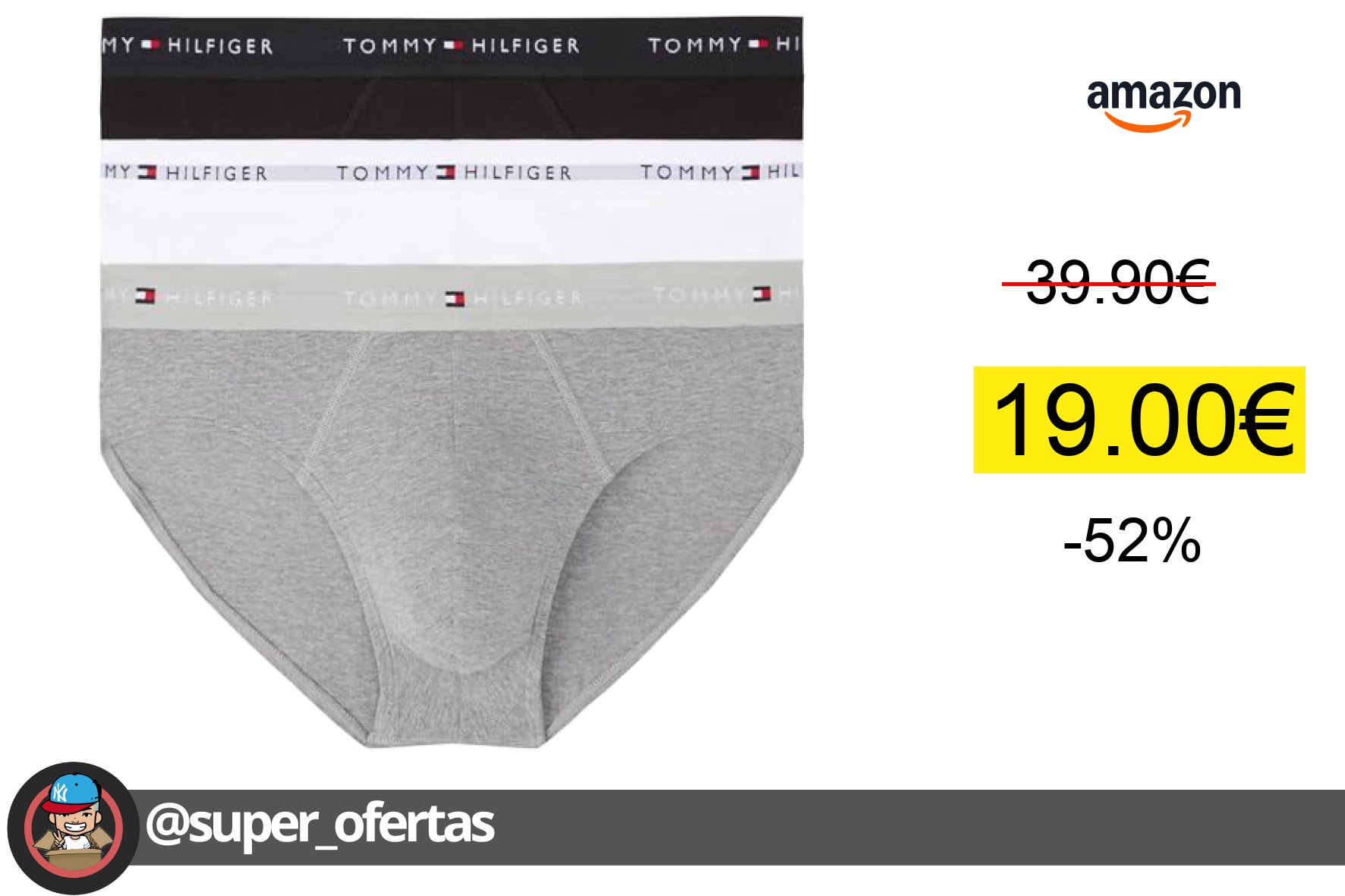 〽 Calzoncillos Tommy Hilfiger 19,00€