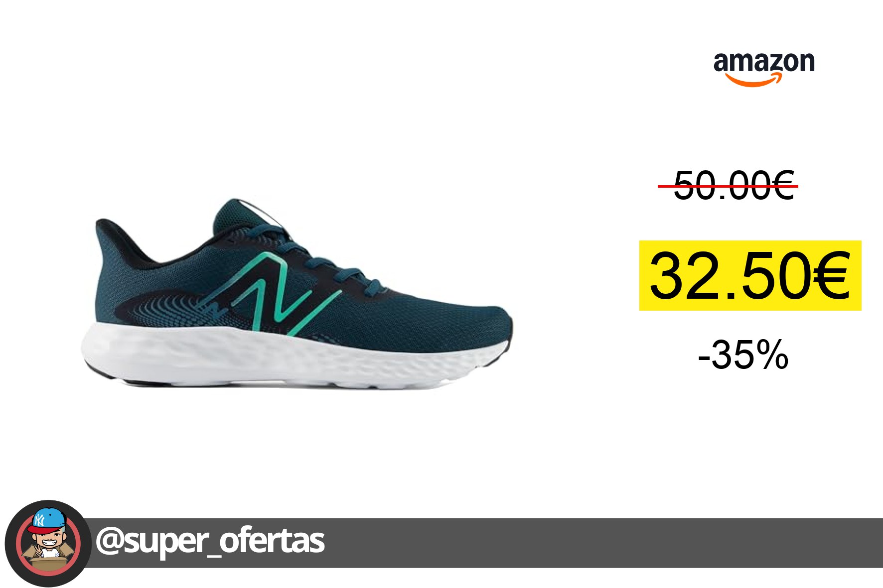 〽 Zapatillas casual 32,50€ con -35% de descuento!