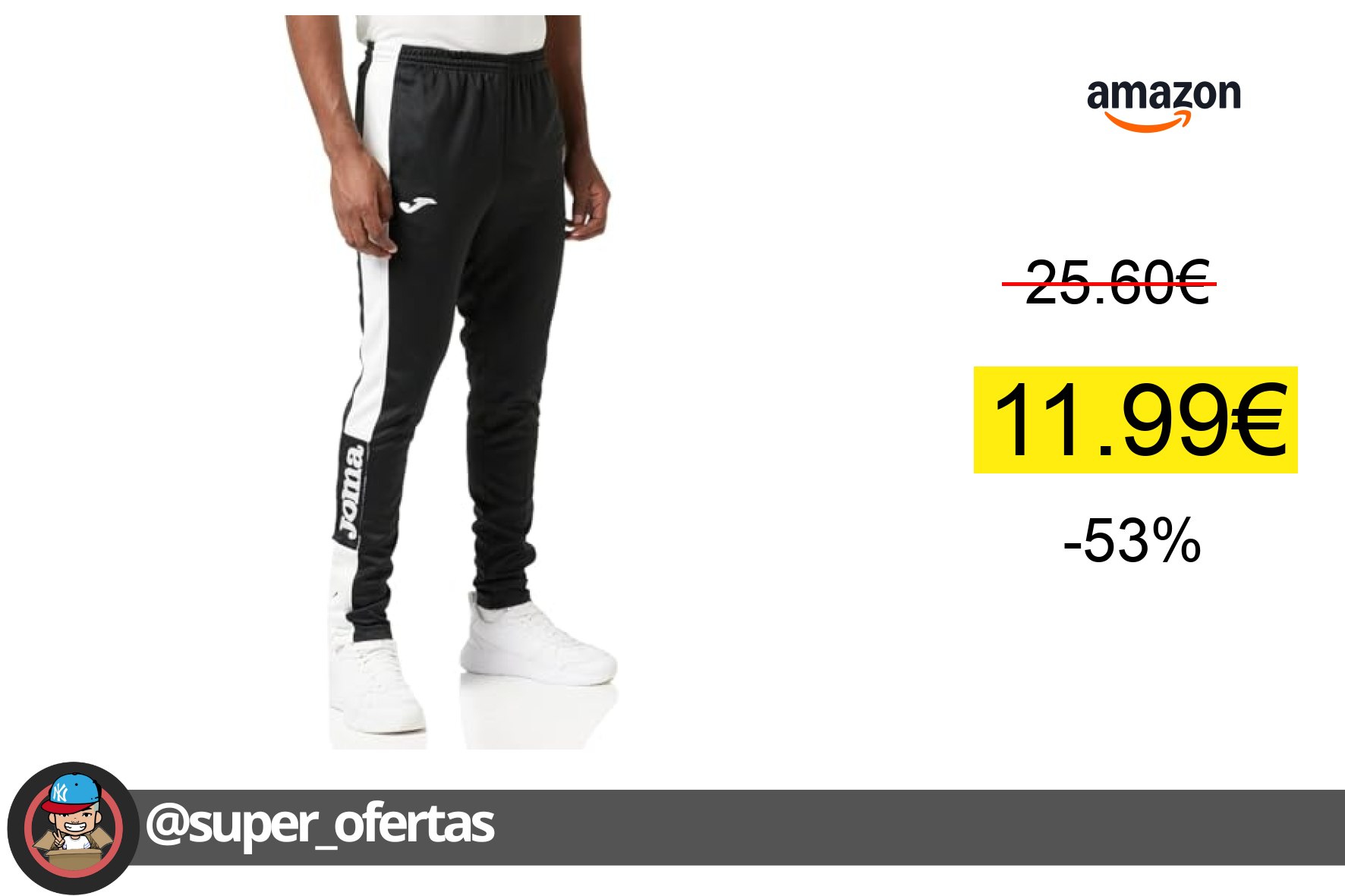 〽 Joma Championship IV Pantalón: comodidad y estilo por 11,99€!